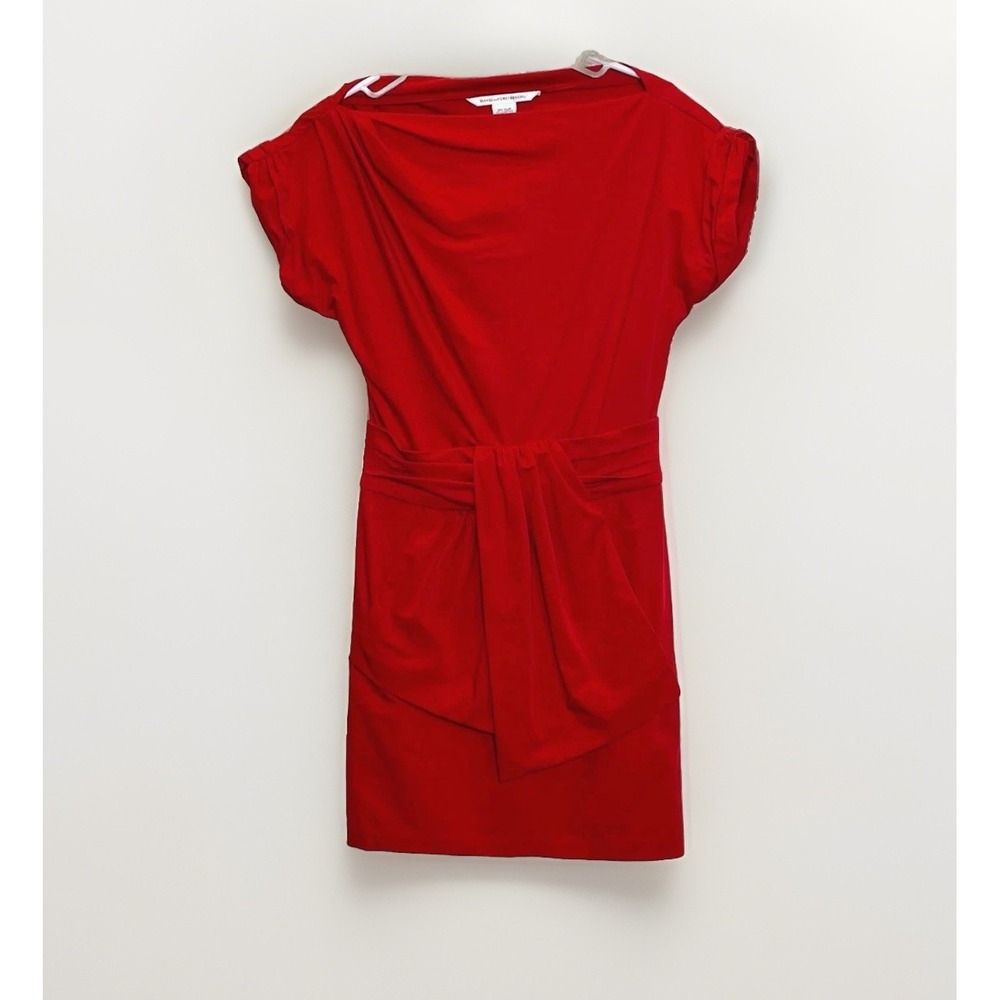 Diane von Furstenberg DVF Sheath Dress Heaton Women's Sz 0 Classic Red Stretch